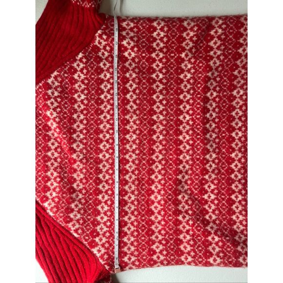 Duluth Trading Company Red Nordic sweater - Picture 4 of 7